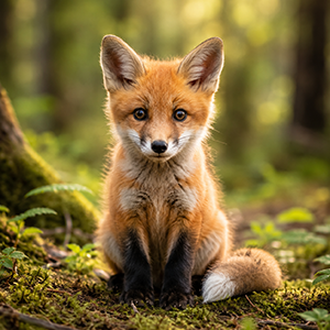 Baby fox