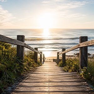 Beach walkway